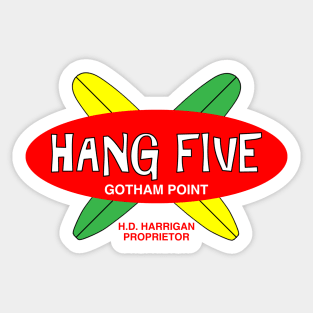 Hang Five Sticker